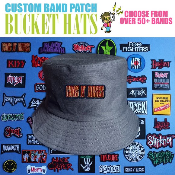 Custom Band Patch Bucket Hats - Picture 9 of 17